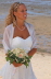 Braut am Duhner Strand